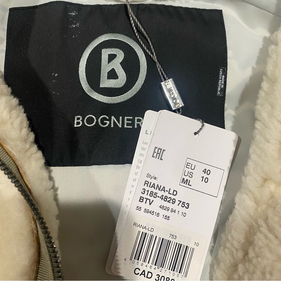Rare Bogner Riana-LD Women’s Shearling Jacket M - Picture 11 of 16